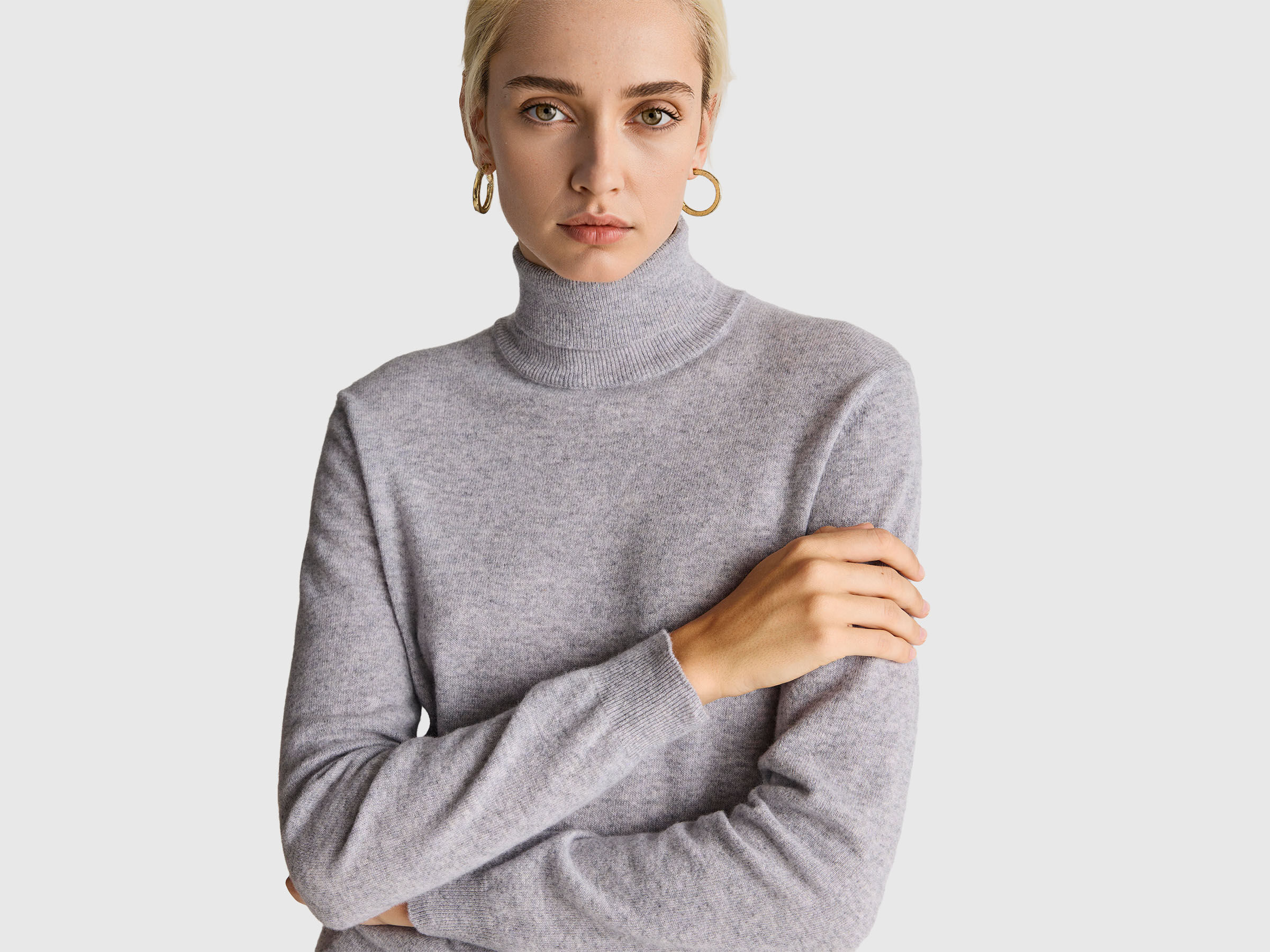 TURTLE NECK SWEATER Women image number 4